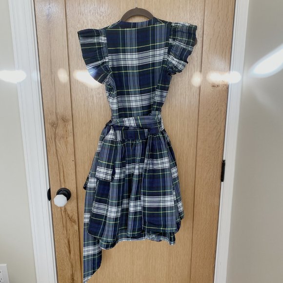 Tartan Plaid Spence Wrap Dress by Sara Berman, size XS - Picture 2 of 10
